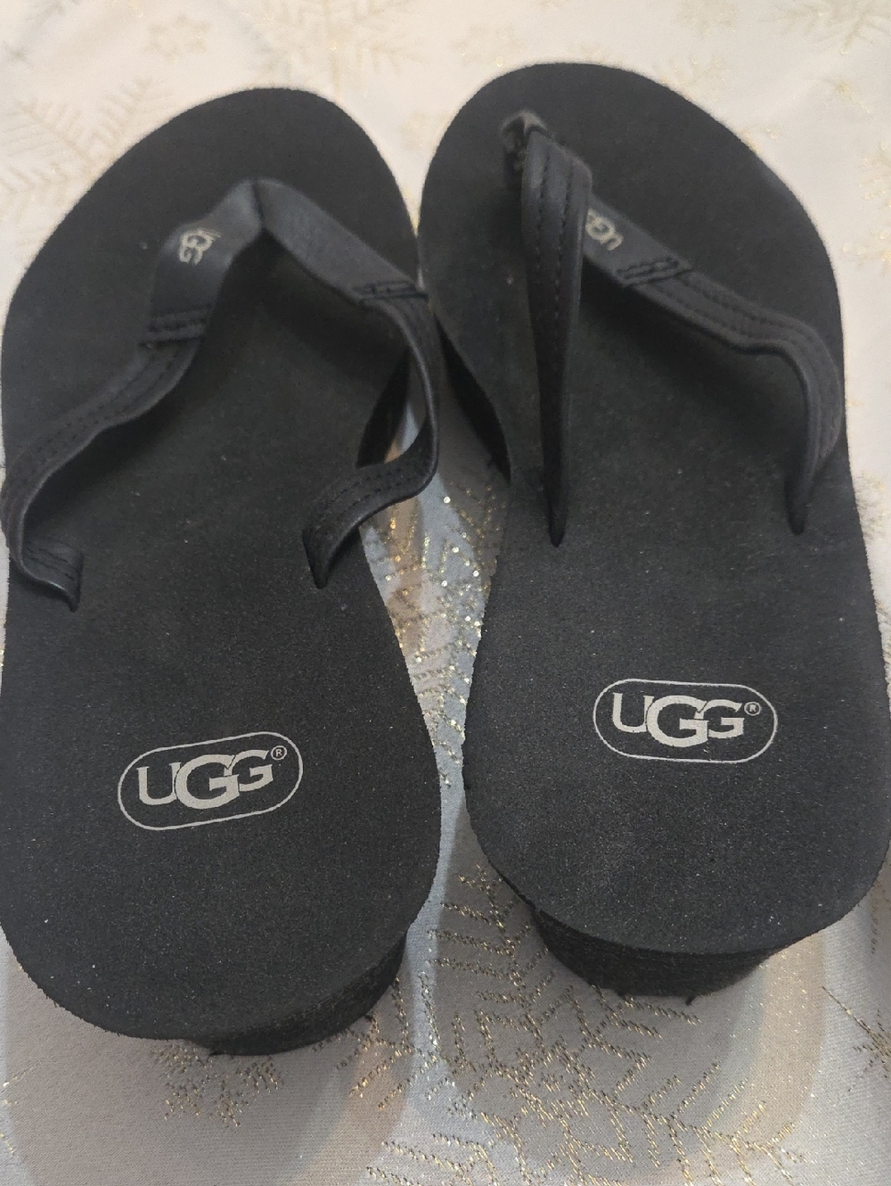 UGG Women's Black Flip Flop Sandals